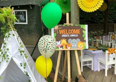 Birthday Sign and displays